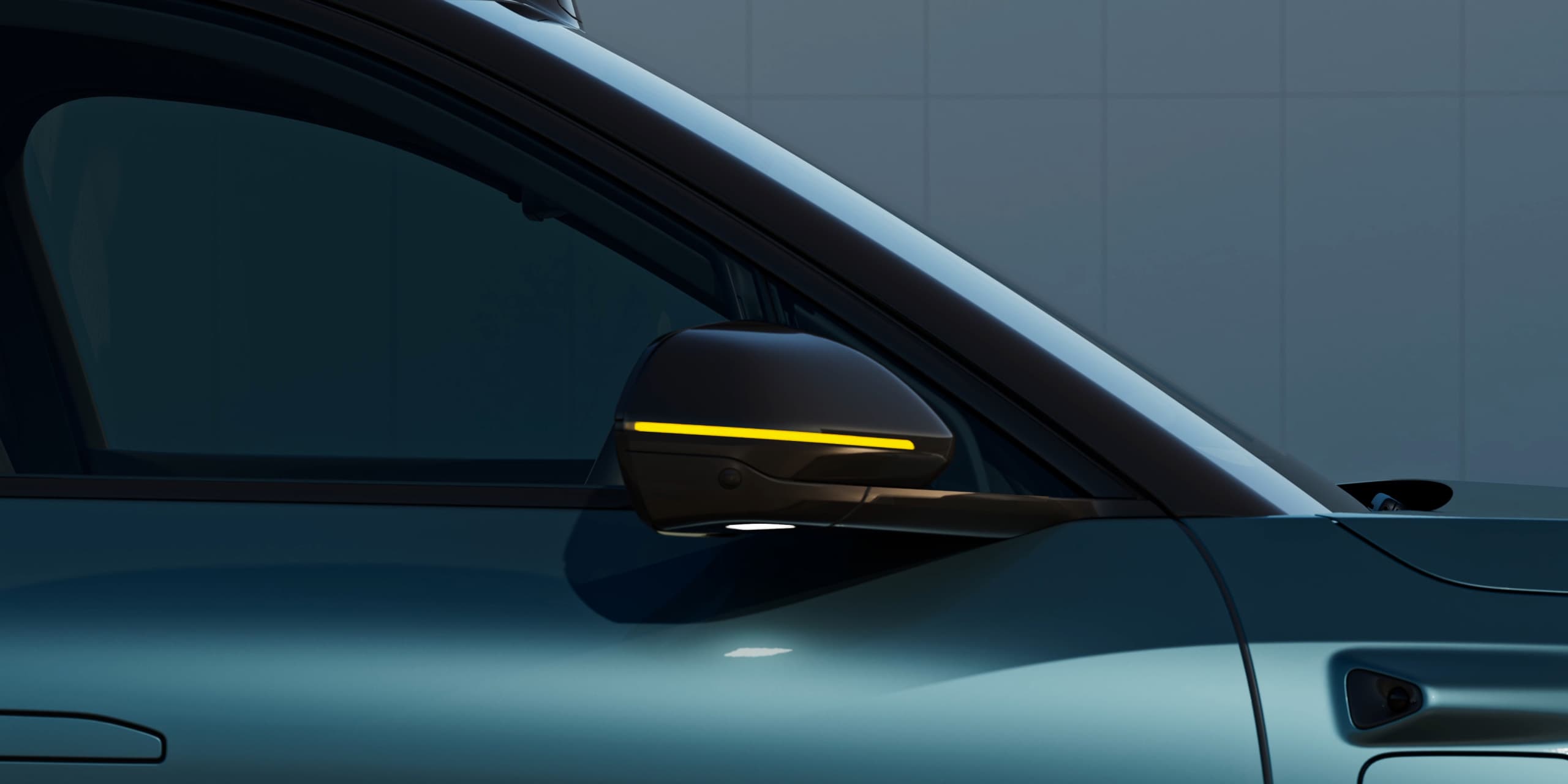 Usynlige blinklys i sidespeil